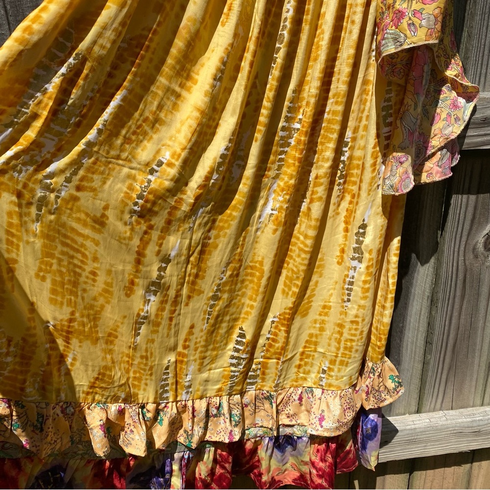Earthbound Floral Multicolor Maxi Dress - Picture 5 of 8